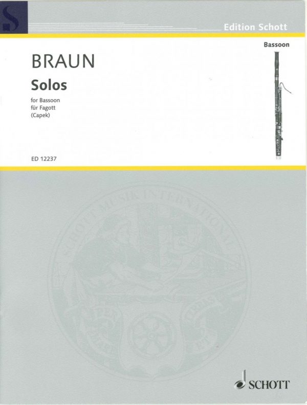 Braun: Solos (1740) for Bassoon