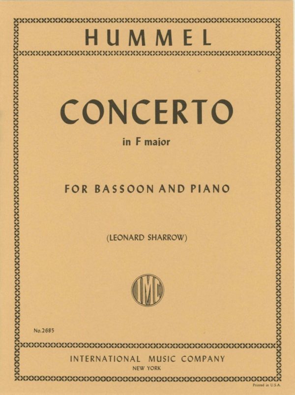 Hummel: Concerto in F Major