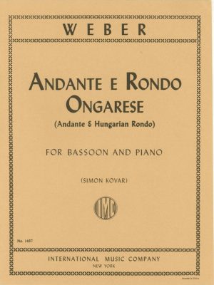 Weber: Andante and Hungarian Rondo