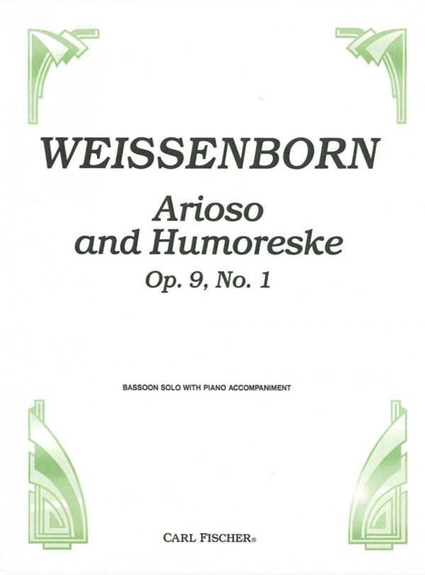 Weissenborn: Arioso and Humoresque, Op. 9 no. 1