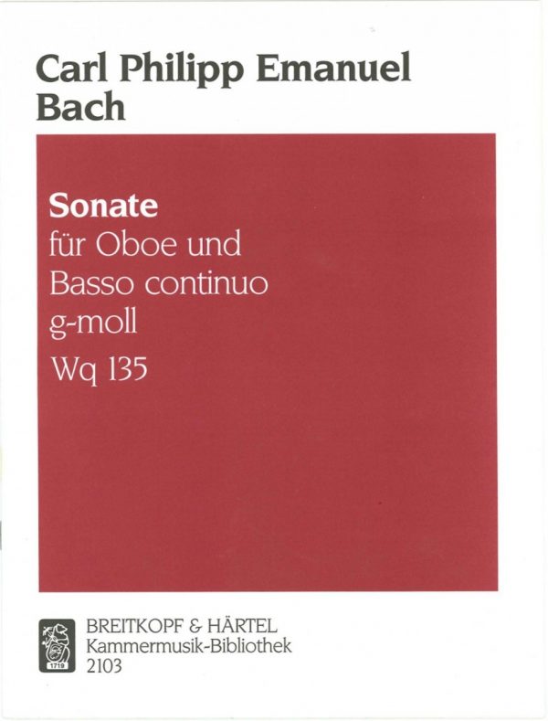 C.P.E. Bach: Sonata in G Minor