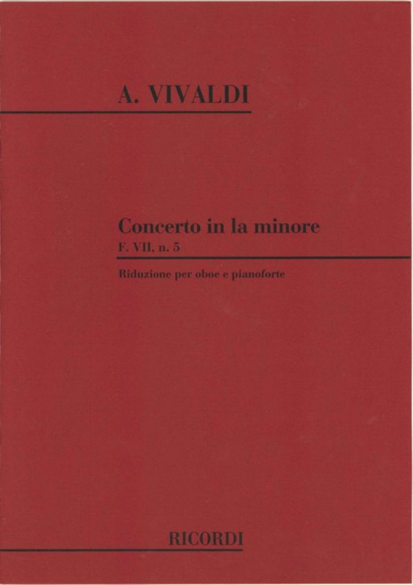 Vivaldi: Oboe Concerto F VII in A Minor