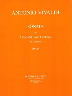 Vivaldi: Oboe Sonata in G Minor, RV28