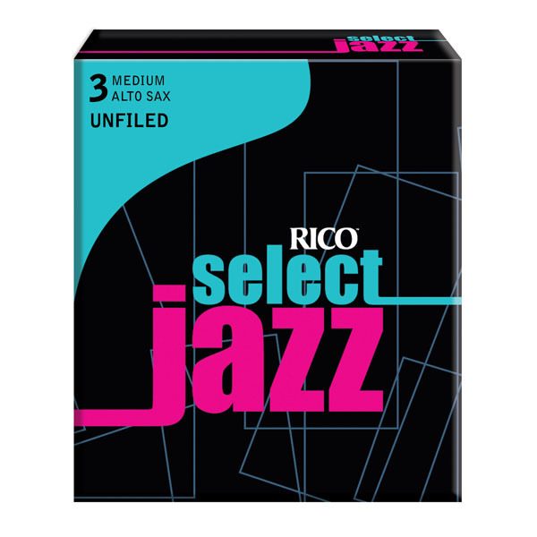 Rico Jazz Select UNFiled Alto Sax reeds