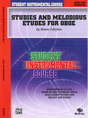 Edelfsen: Studies & Melodius Etudes for Oboe, Vol. 2 (Intermediate)