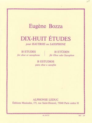 Bozza: Dix-Huit Etudes