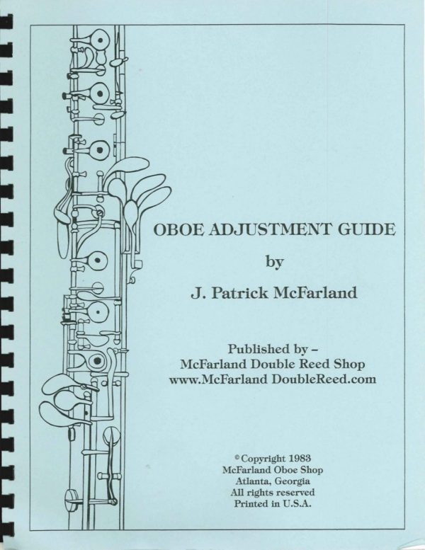 McFarland: Oboe Adjustment Guide